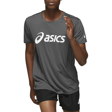 T-Shirt ASICS SILVER GRAPHIC Manches Courtes Gris/Blanc 2021 ASICS Probikeshop 0